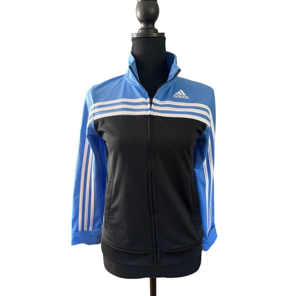 ADIDAS KIDS ZIP FRONT JACKET MEDIUM